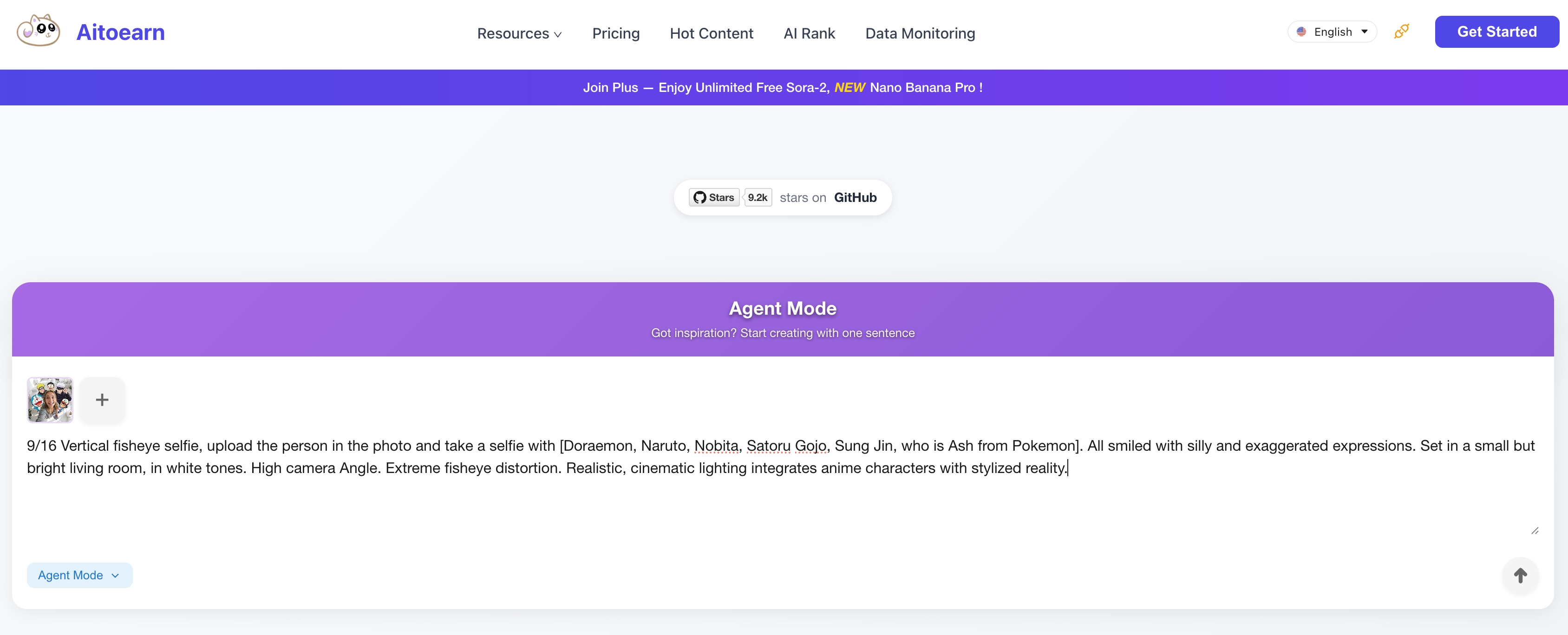 AiToEarn Agent Mode 截图